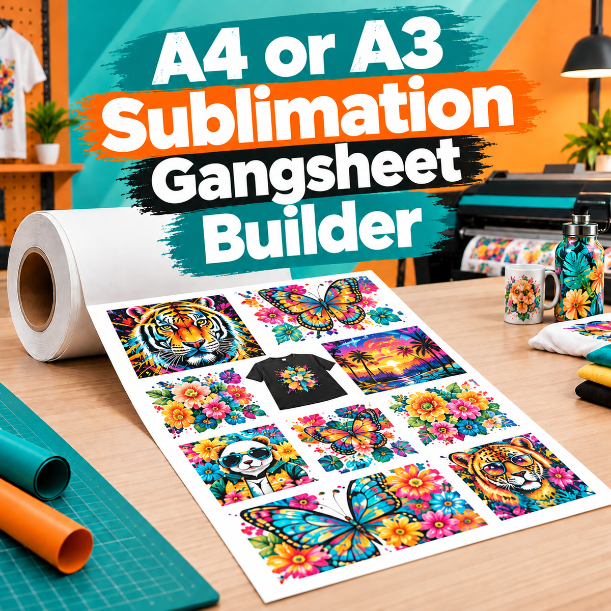 A4 or A3 Sublimation Gangsheet (COMING SOON!)